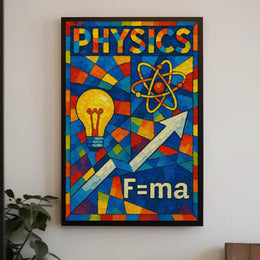 Physics In Motion Poster