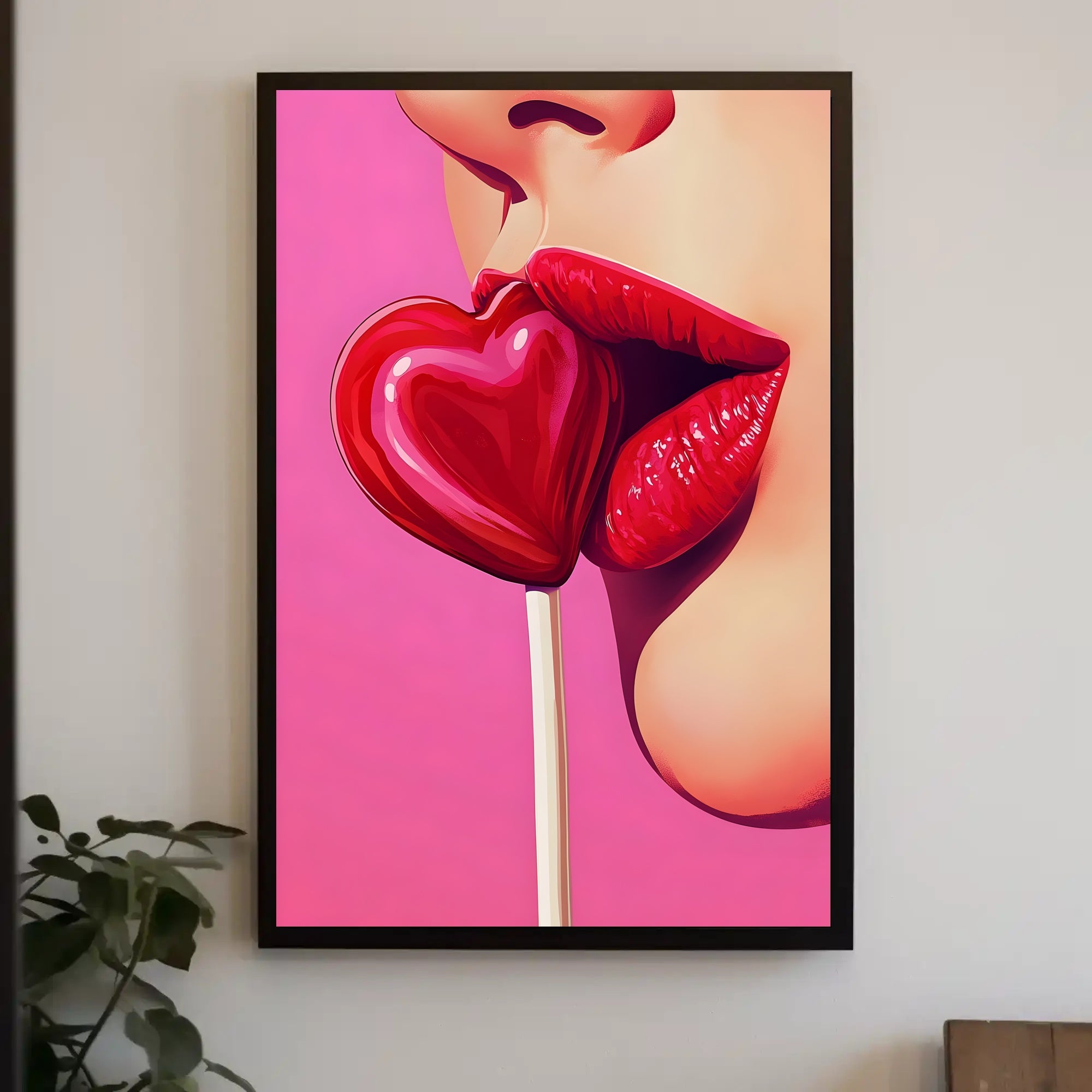 Sweet Temptation Pop Art Wall Poster Print