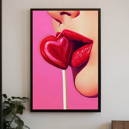 Sweet Temptation Pop Art Wall Poster Print