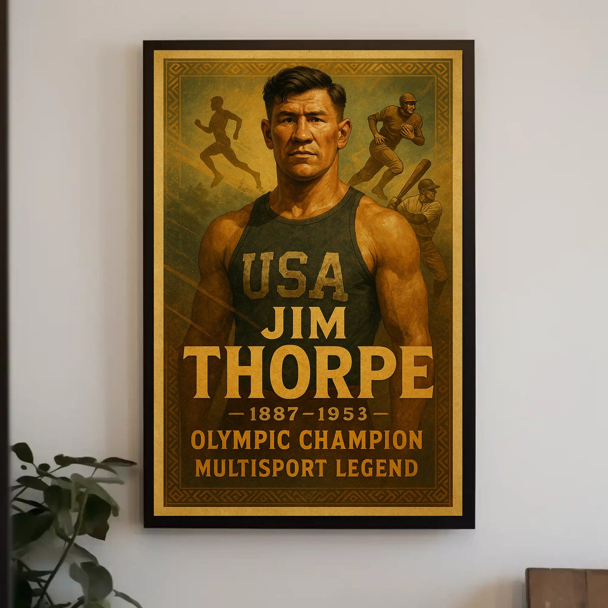 Jim Thorpe A Legacy of Athletic Excellence Poster