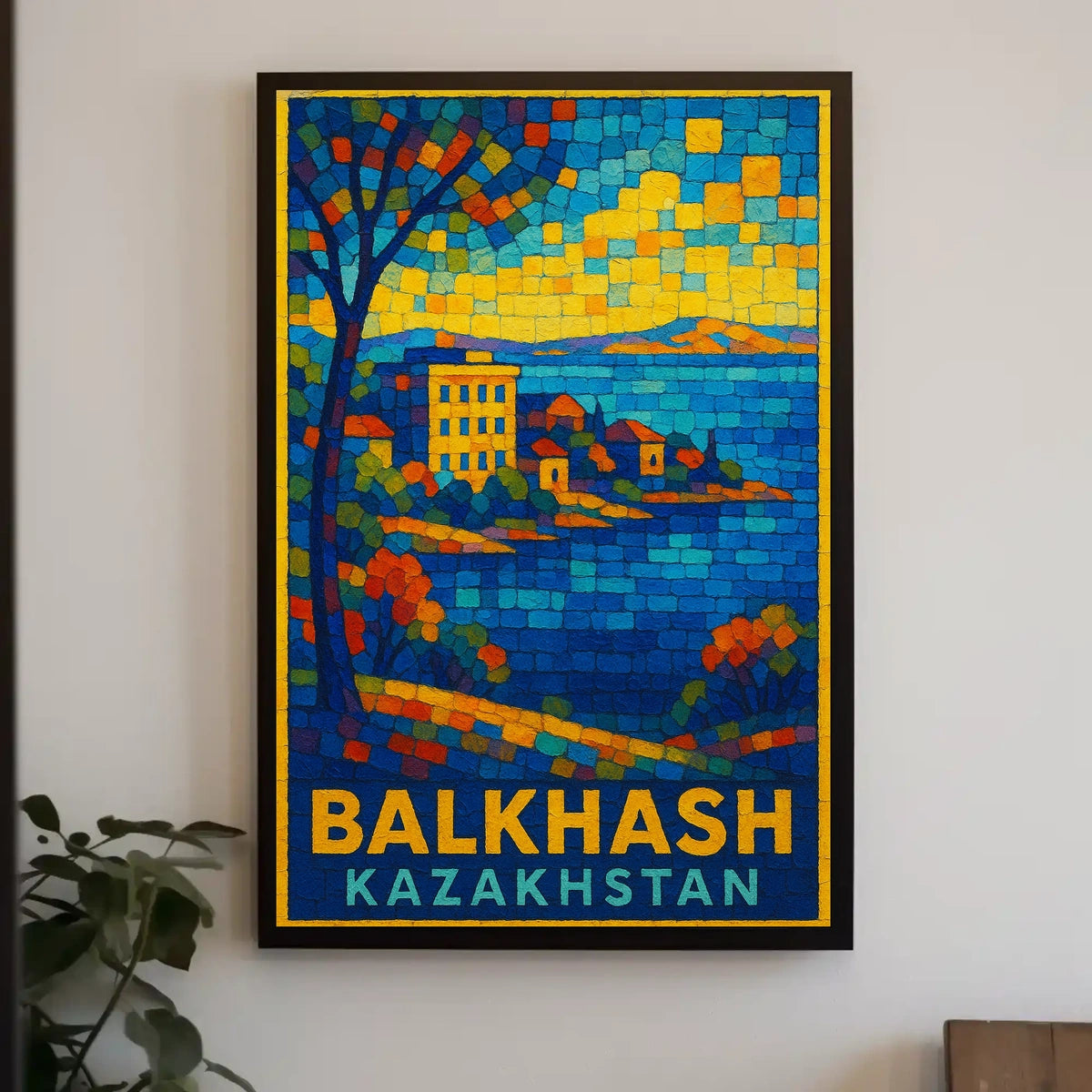 Balkhash, Kazakhstan Poster