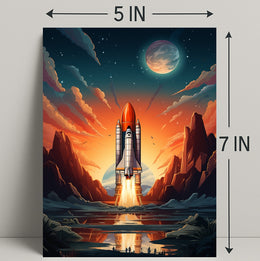 Celestial Launch Poster