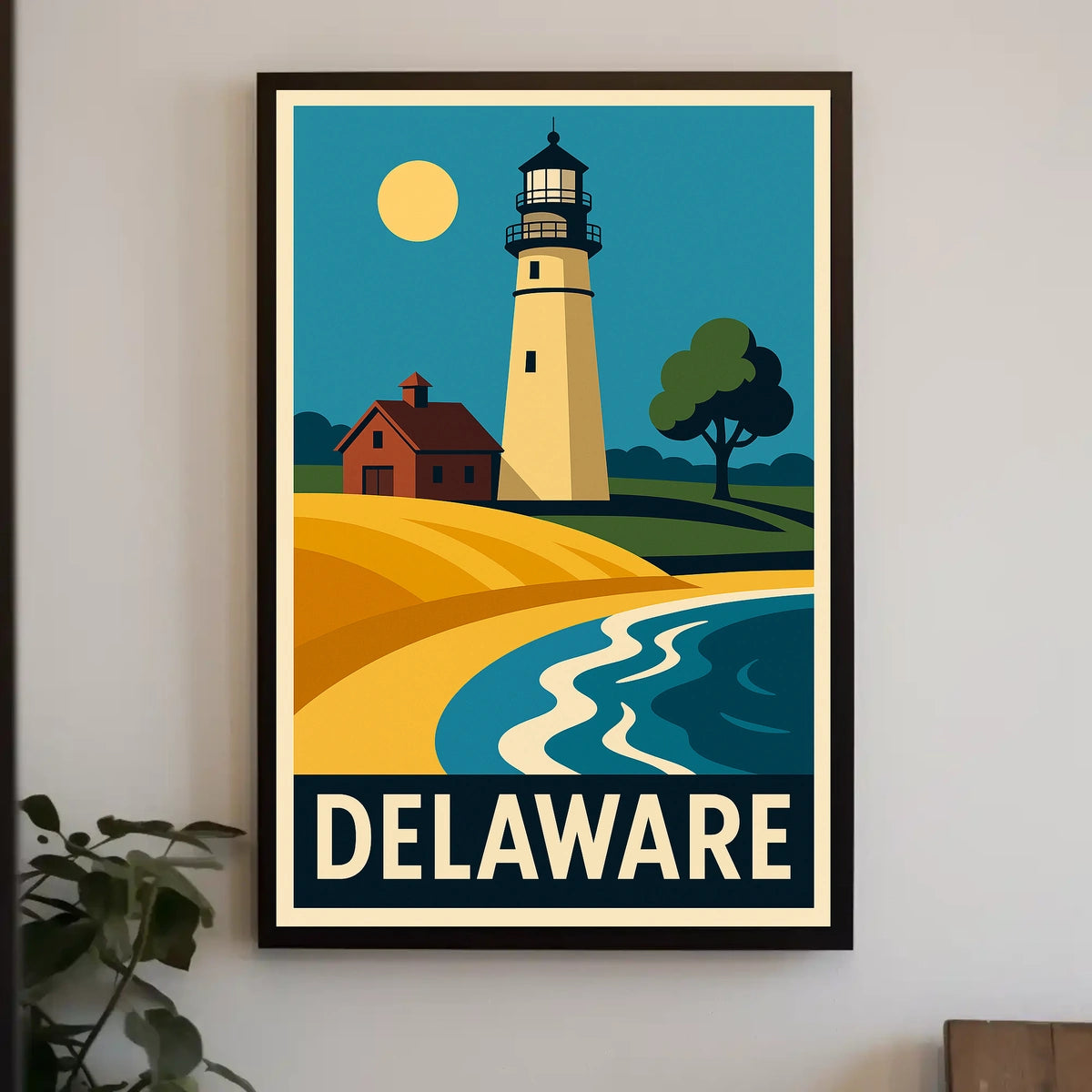 Delaware Lighthouse Poster