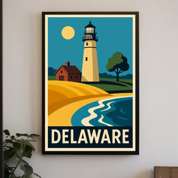 Delaware Lighthouse Poster