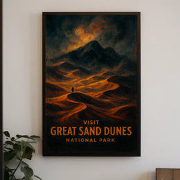 Visit Great Sand Dunes National Park Poster