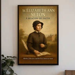 St. Elizabeth Ann Seton A Beacon of Faith Poster