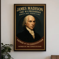 James Madison 4Th President Poster