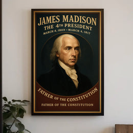 James Madison 4Th President Poster