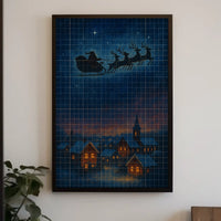 SantaS Nightly Journey Poster
