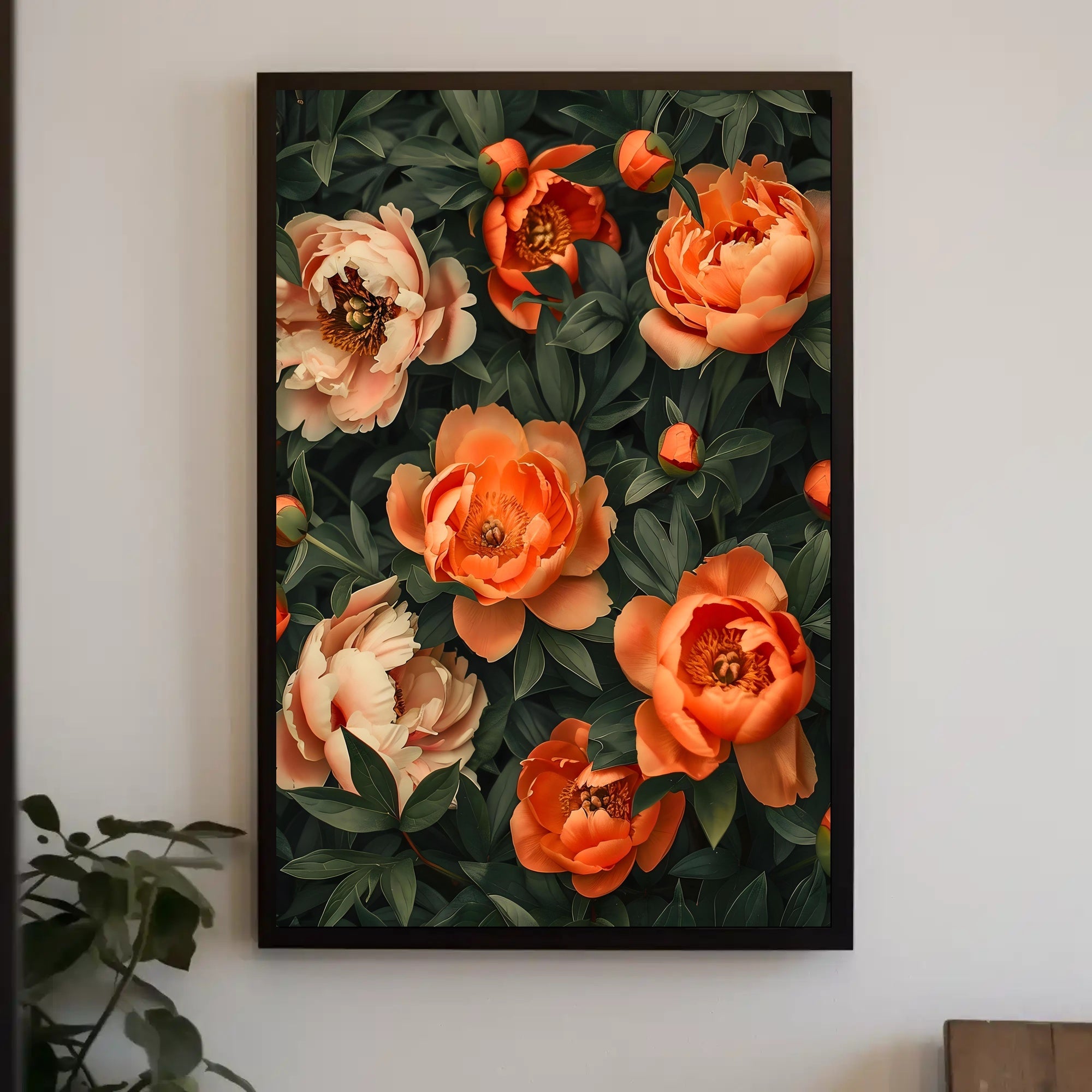 Vibrant Blooms Floral Wall Art Print