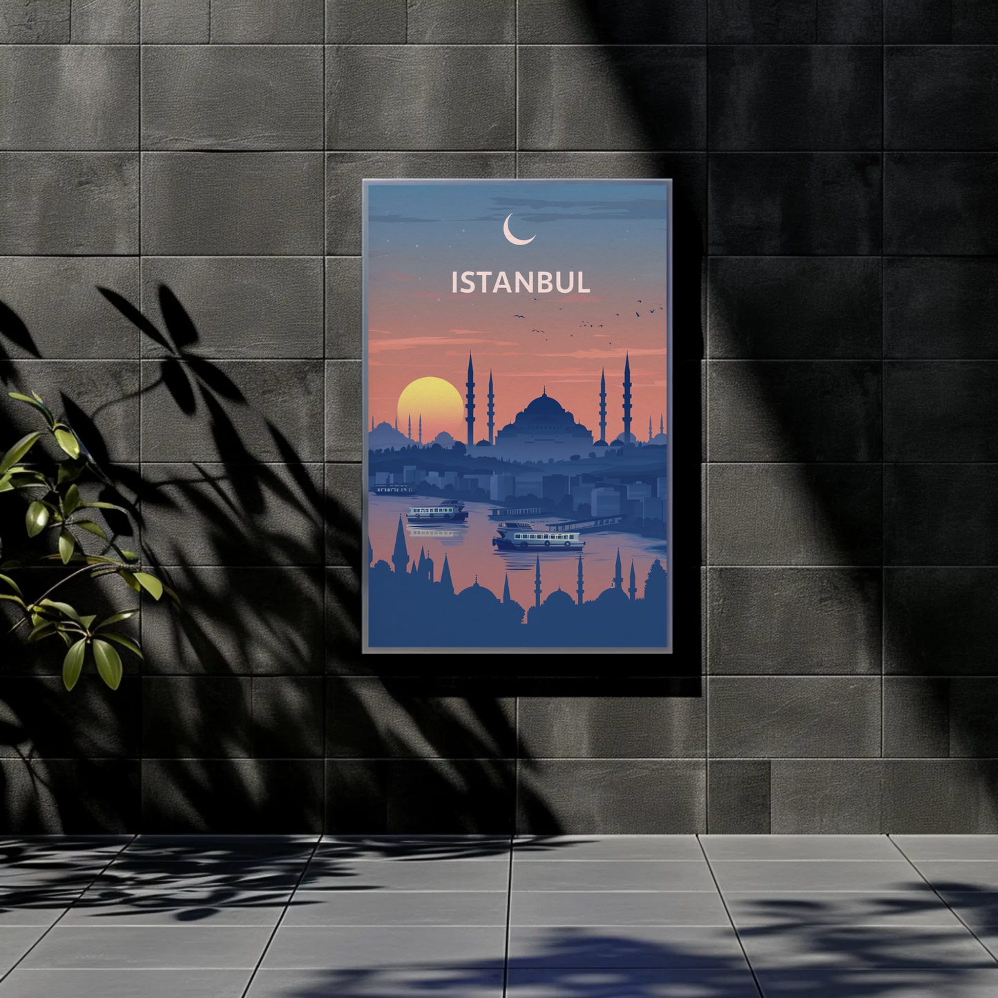 Istanbul: Sunset & Mosques Poster
