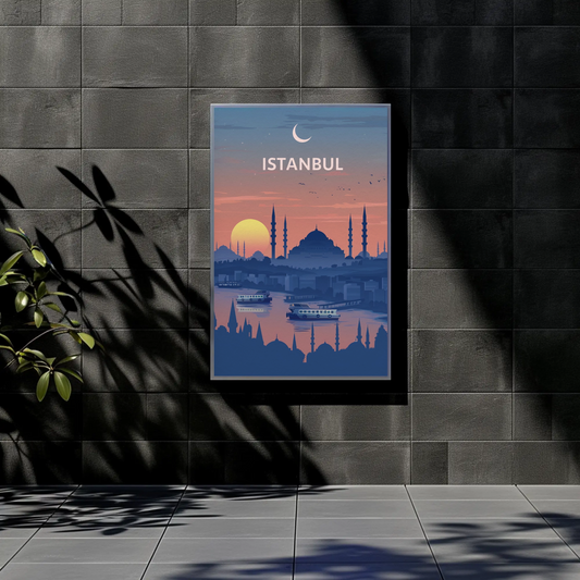 Istanbul: Sunset & Mosques Poster