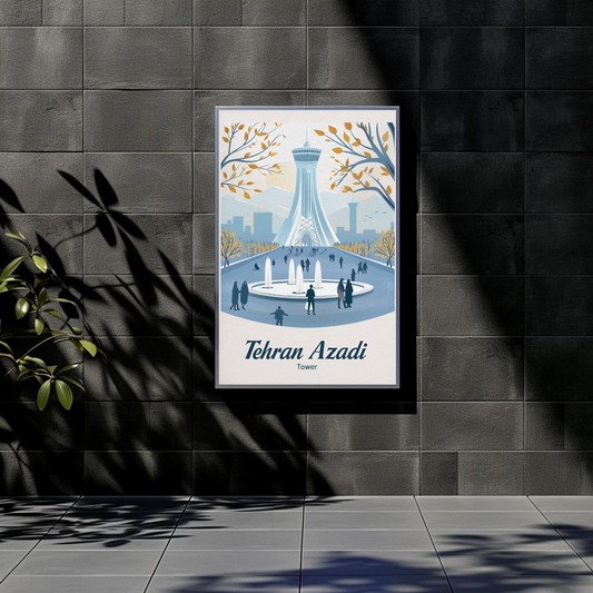 Tehran Azadi Tower Poster