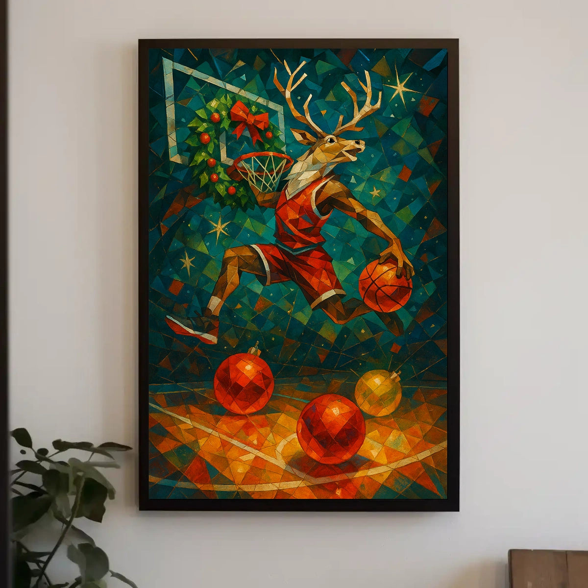 Holiday Hoops Poster