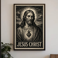 Jesus Christ Illustration Poster