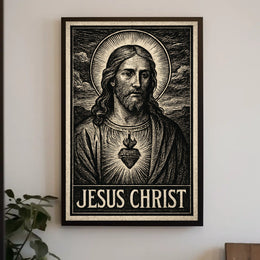 Jesus Christ Illustration Poster