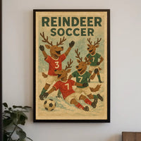 Reindeer Soccer Extravaganza Poster