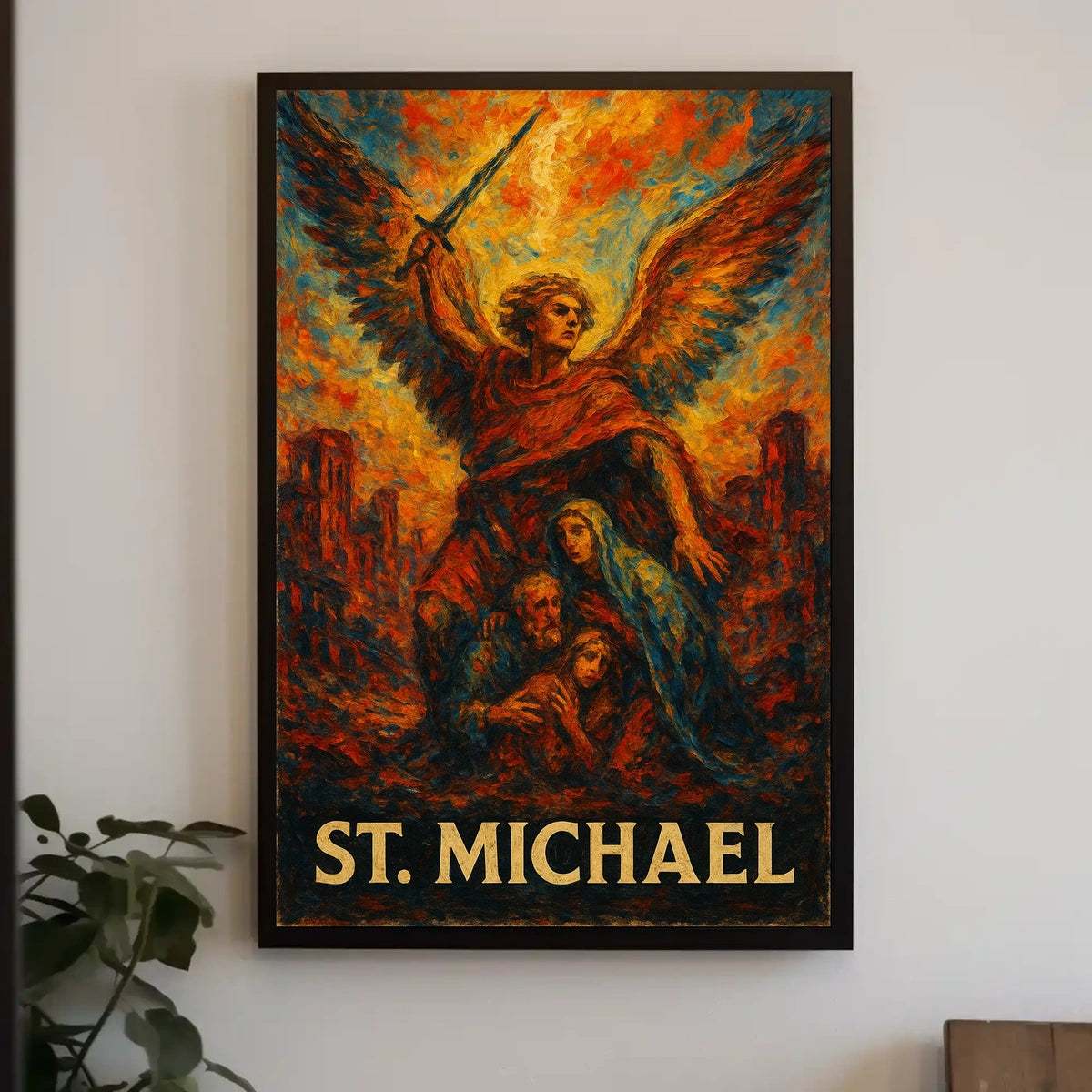 St. Michael Protector And Warrior Poster