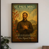 St. Paul Miki The Martyr of Japan Poster