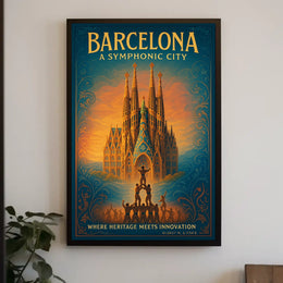 Barcelona A Symphonic City Poster