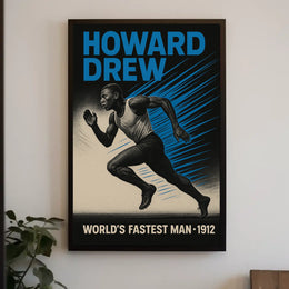 Howard Drew WorldS Fastest Man Poster