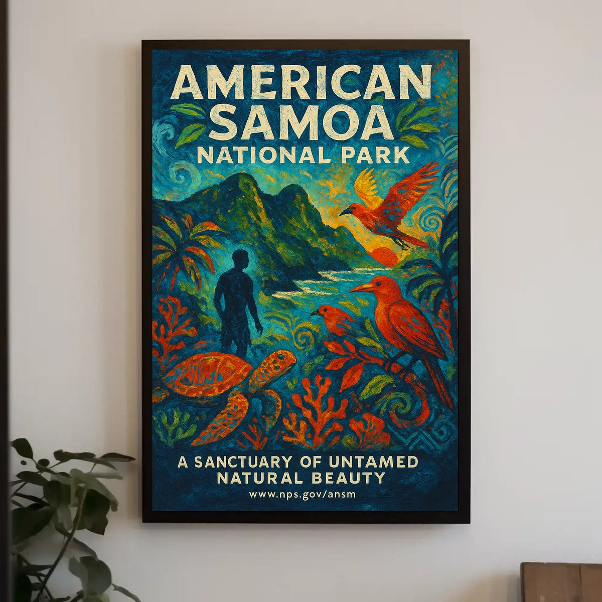 American Samoa National Park Untamed Beauty National Park Poster