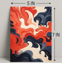 Swirling Colors Of Expression Poster