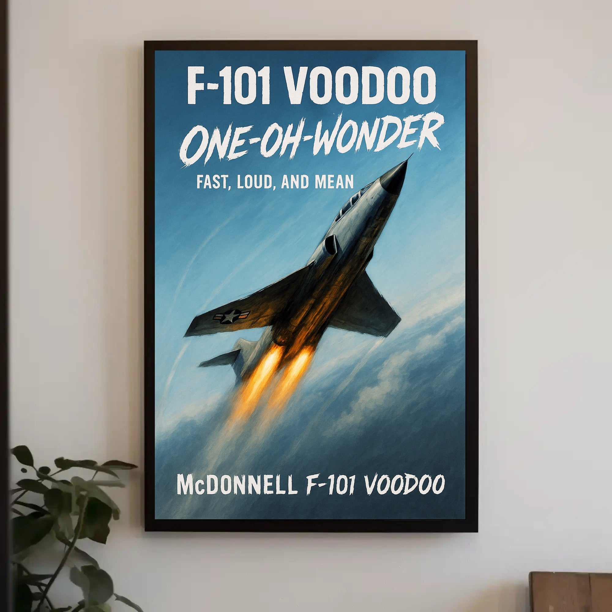 F-101 Voodoo One-Oh-Wonder Poster PosterGoat