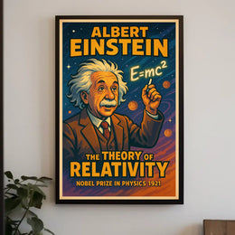 Albert Einstein The Theory Of Poster