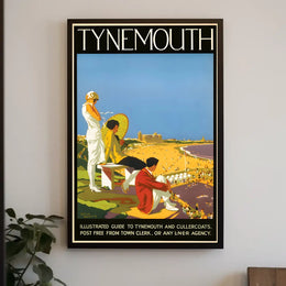 Tynemouth Illustrated Guide Poster