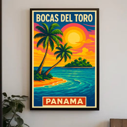 Bocas Del Toro Tropical Paradise Poster