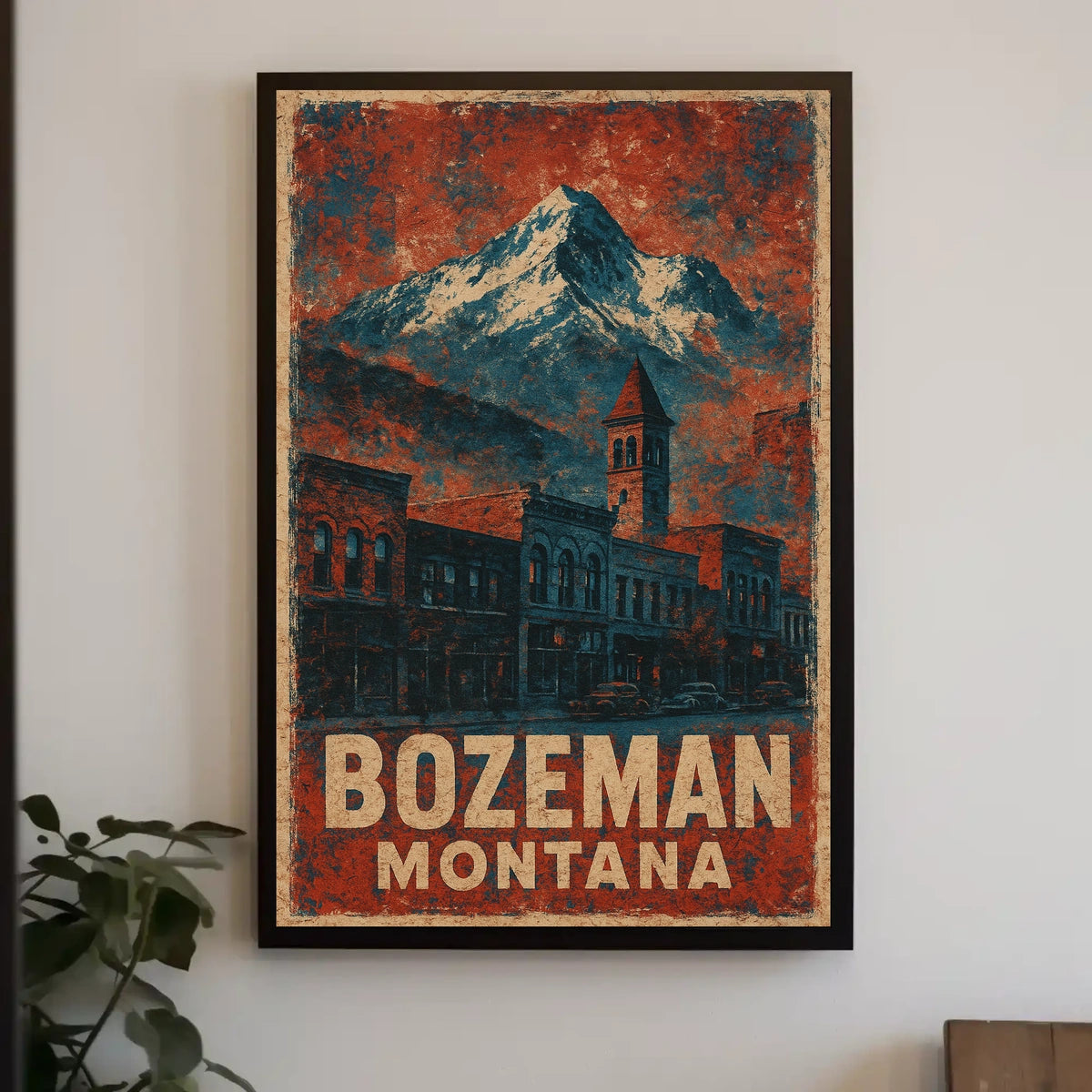 Bozeman, Montana Scenic Poster