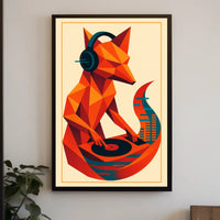 Dj Fox Vibes Poster