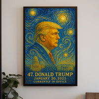 Donald Trump Visionary Through the Twilight Poster