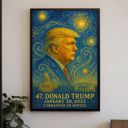 Donald Trump Visionary Through the Twilight Poster