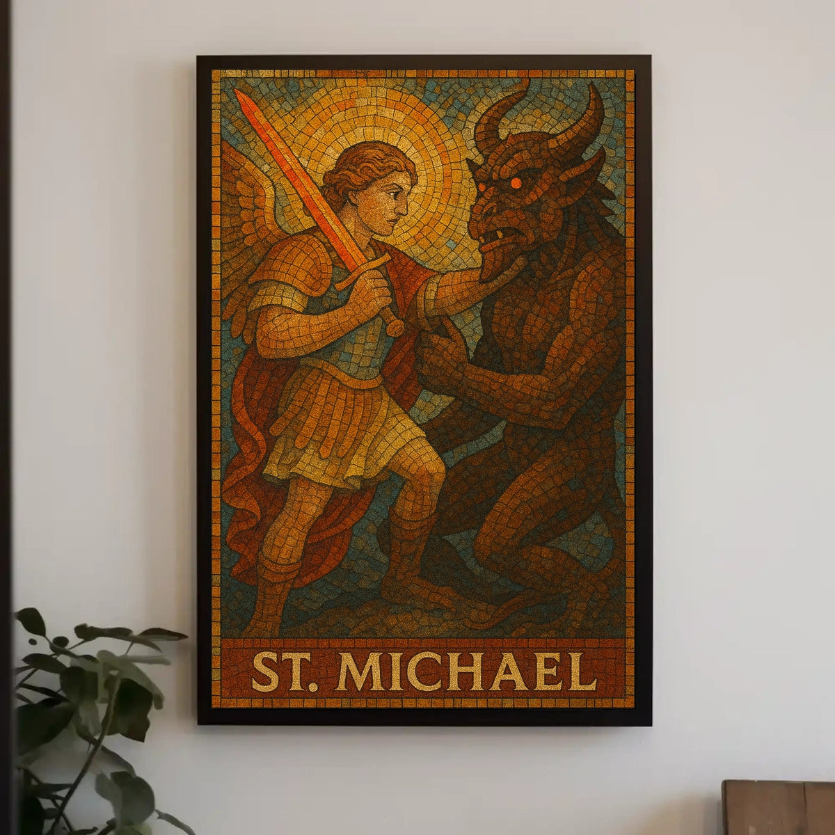 Saint Michael Sacred Art poster
