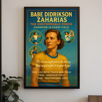 Babe Didrikson Zaharias The Unstoppable Force Poster