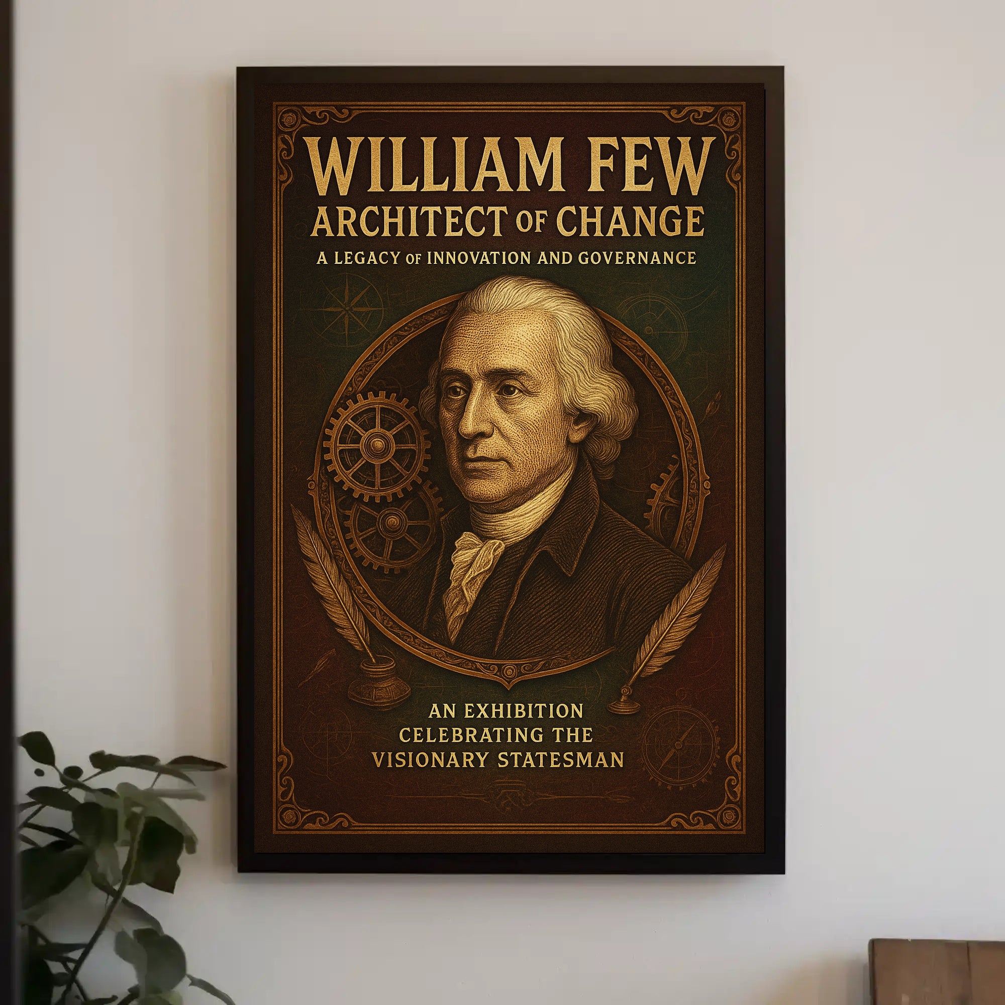 William Few Architect of Change Poster PosterGoat