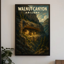 Walnut Canyon, Arizona Poster
