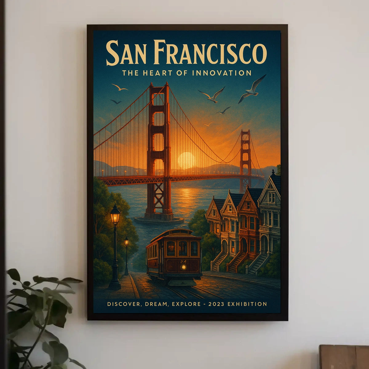 San Francisco The Heart of Innovation Poster