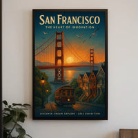 San Francisco The Heart of Innovation Poster