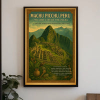 Machu Picchu The Lost City of the Incas Poster
