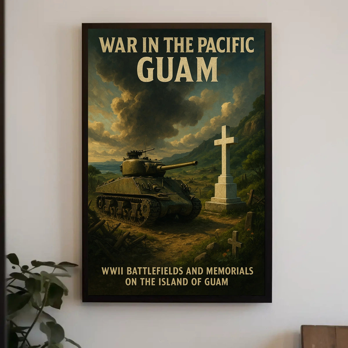 War In The Pacific Guam Poster