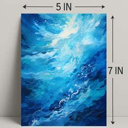 Oceanic Whirl Poster