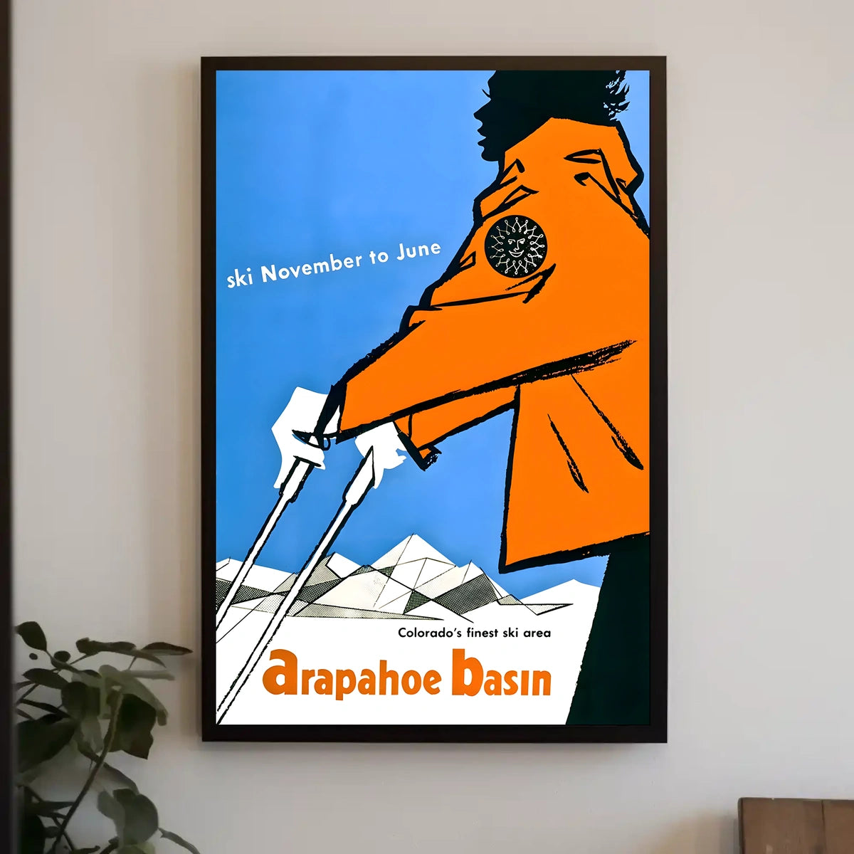 Arapahoe Basin Ski Poster