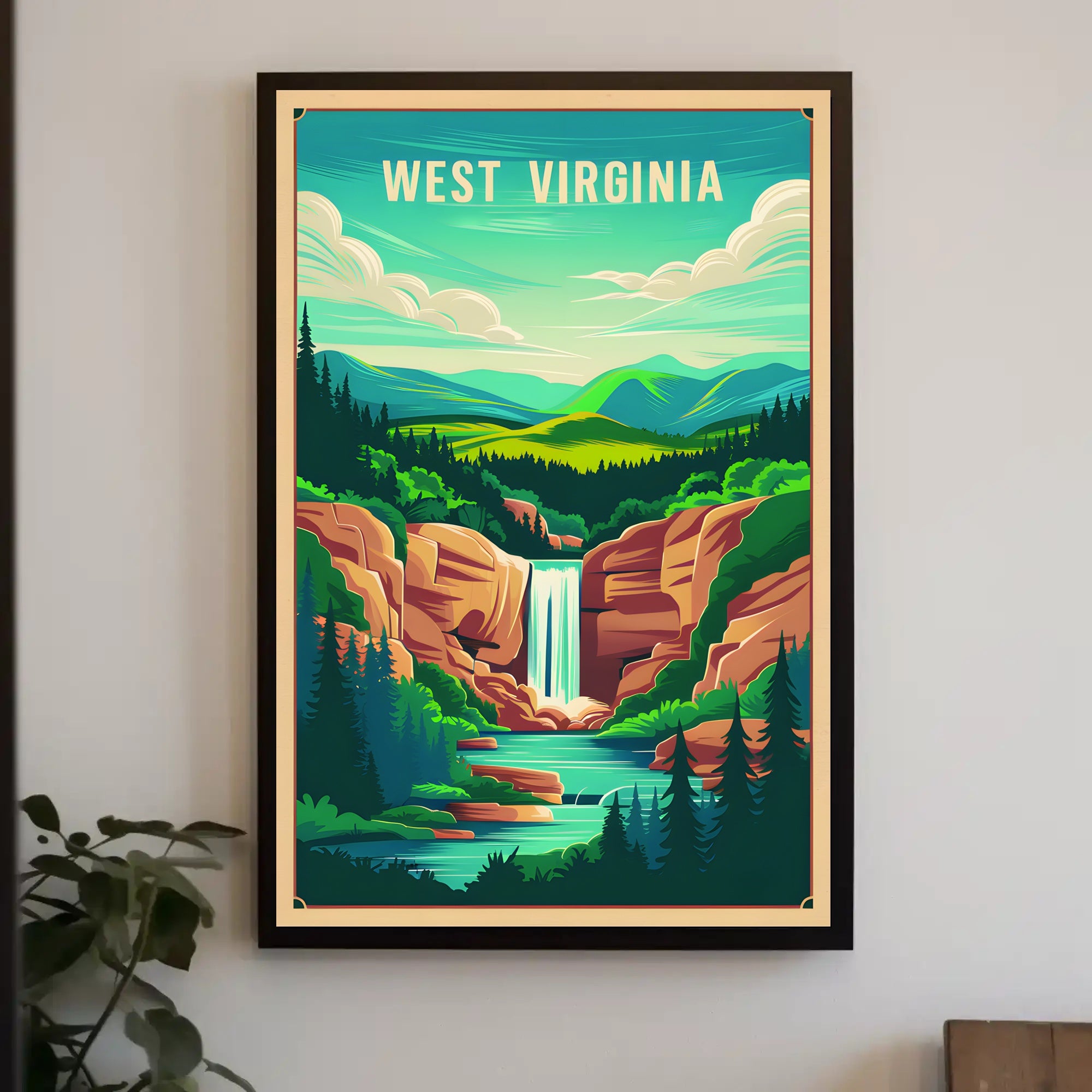 West Virginia Scenic Poster