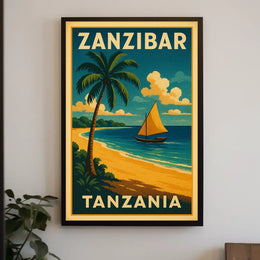 Zanzibar Travel Poster