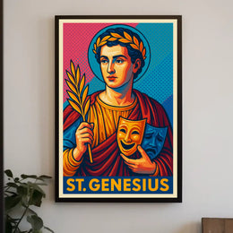 St. Genesius Poster
