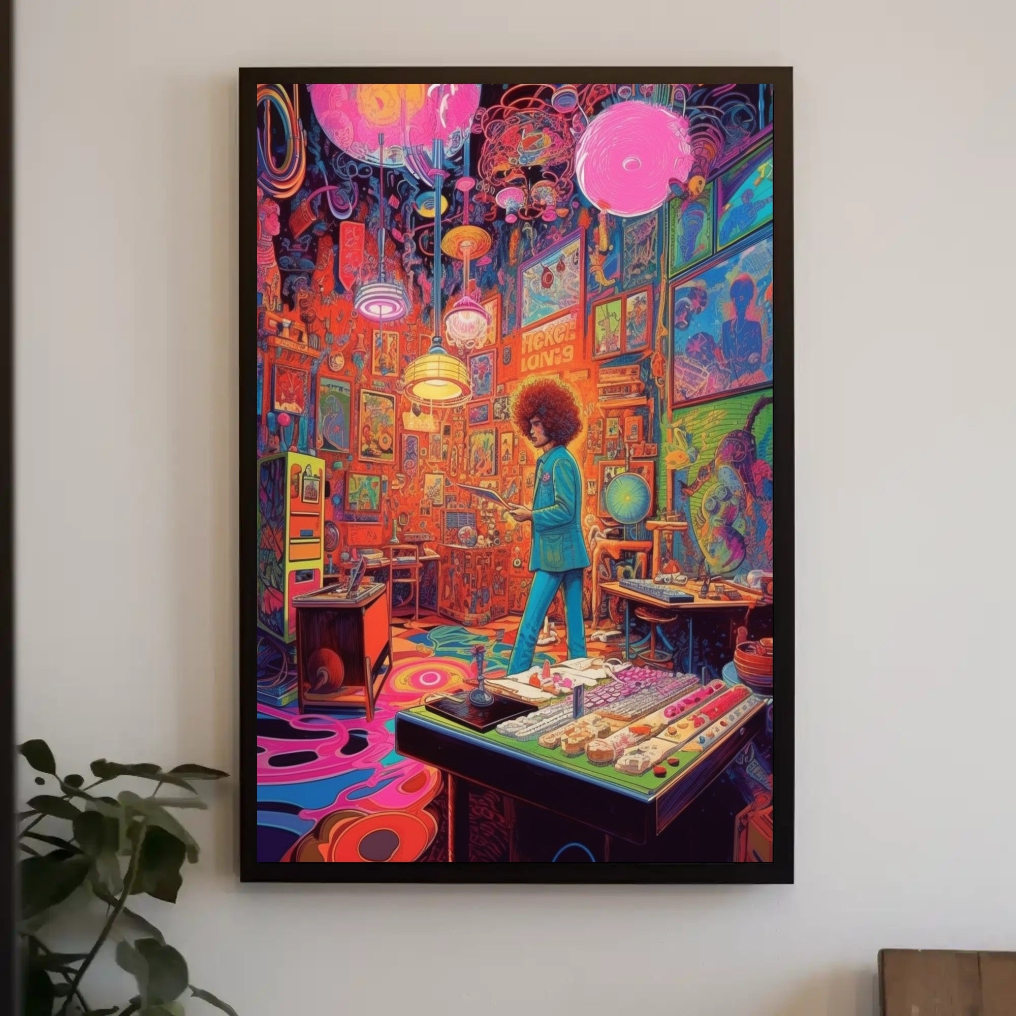 Psychedelic Studio Vibes Poster