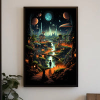 Enchanted Moonlit Realm Poster